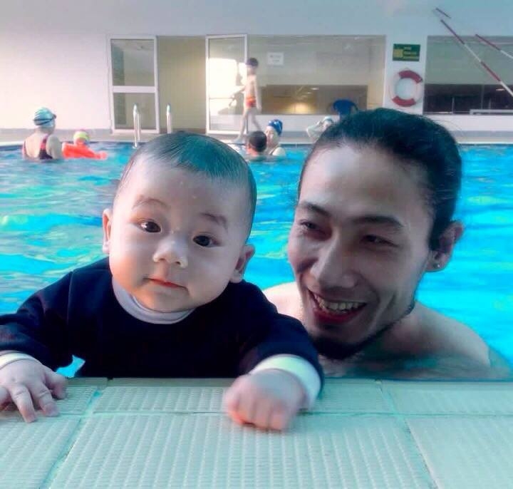 Baby Swimming 10 months