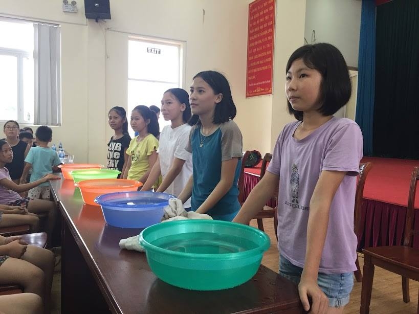 Bơi tự cứu ở Chi Đông Hà Nội