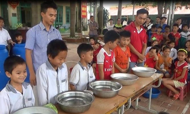 Trò chơi 6 - Tập thở với chậu nước
